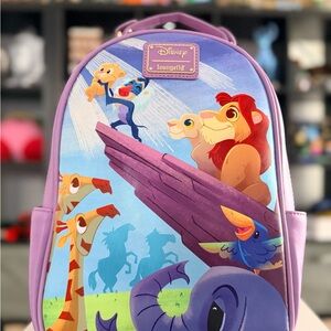 Loungefly Disney Lion King Purple Backpack